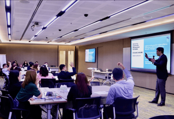 บรรยากาศการอบรม Stakeholder Management