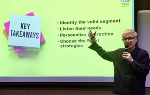 บรรยากาศการอบรม Marketing Strategy for Leader